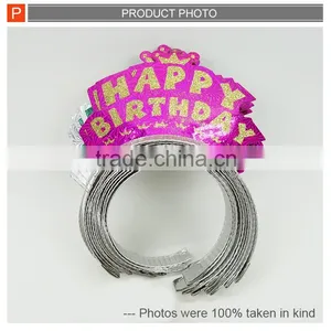 Happy Birthday Party Toys Girl Headband Crown 12pcs thumbnail-4