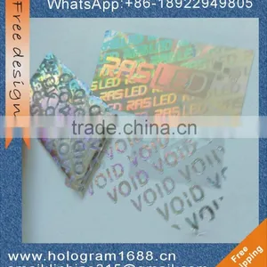 Anti-counterfeit Holographic Security Warranty Void Sticker Printer thumbnail-1