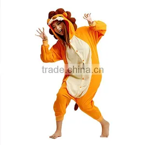 New King Lion Adult Animal Full Body Pajamas Party Costume thumbnail-1
