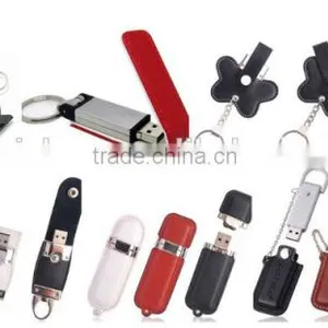 2015 Top Selling Cheapest USB 3.0 Promotion Gift Pendrive 1GB to 128GB Leather Usb Flash Drive 2015 thumbnail-2