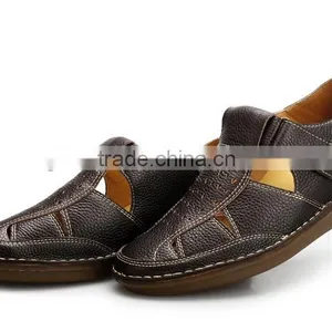 Comfortable Genuine Leather Men Sandals Height Incresing Men Shoe thumbnail-2