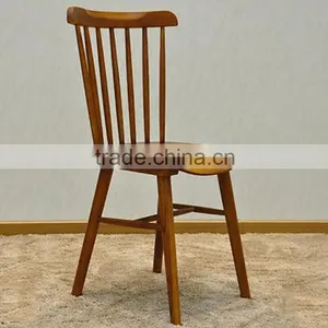 Classic Modern Windsor Solid Wood Dining Chair thumbnail-2
