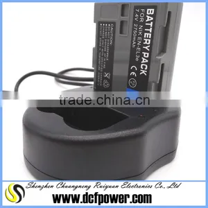 Fit For EN-EL3E EN-EL3 EN-EL3A Dual Digital Camera Charger With Car Adaptor thumbnail-1