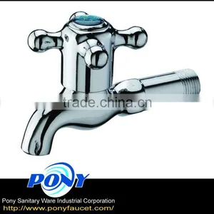 High Quality Taiwan Made Brass Saving Water Mounted Wall Tap Faucet thumbnail-1