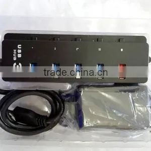 Premium 5 Port Usb 3.0 Hub With Individual Porton/off Switches , 4 Port Usb 3.0 Hub +1 Quick Charging thumbnail-6