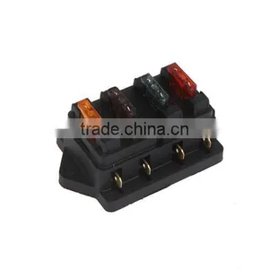 Universal Car Truck Vehicle 4 Way Circuit Automotive Middle-sized Blade Fuse Box Block Holder thumbnail-5