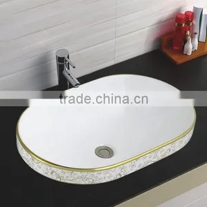Cheap Price Classic Flower Luxury Color Cheap Wash Basin thumbnail-4