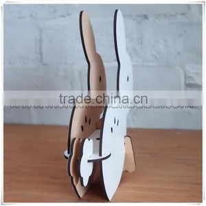 Quality Heat Press MDF Rabbit Toys Imprintable thumbnail-1