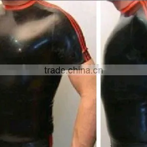 Latex Shirt Latex Catsuit 100%latex Shirt for Man thumbnail-1