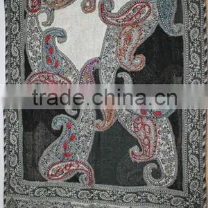 Latest Design Wool Embroidery/Ladies Wool Shawls thumbnail-1