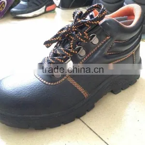 Factory Price Genuine Leather Rubber Sole Safety Footwear thumbnail-1