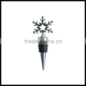 Christmas Wine Stopper With Snow Head thumbnail-1