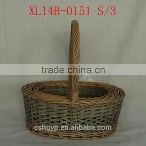 Grey Willow Basket thumbnail-1