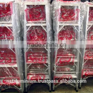 Aluminium One-Sided Folding 5 Step Ladders thumbnail-3