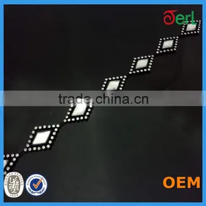 Wholesale Glass Plastic Banding Trimming for Overall Decoration in China thumbnail-3