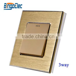 Intermediate Light Switch,1gang 3way Push Pull Button Switch thumbnail-3