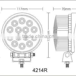 4Inch LED 42W LED Work Light,12/24V Driving On Truck,Jeep, Atv,4WD,Boat,Mining LED Driving Light thumbnail-4