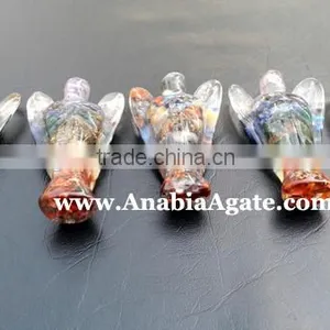 Chakra Orgone Angel 2inch : India Orgone Angels : Healing Orgone Angel Products thumbnail-3