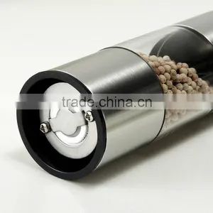 304 Stainless Steel Salt and Pepper Grinder Set China Manufacturer thumbnail-2