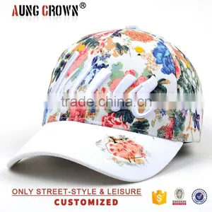 Fashion Floral Baseball Caps for Girls thumbnail-1