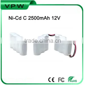 OEM Emergency Light Rechargeable Ni-Cd C 2500mAh 12V Battery Pack thumbnail-1