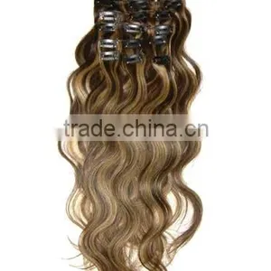 HOT CLIPS HAIR- 4 STYLE Weave Available - CLIP ON HuMan Hair Weaves thumbnail-1