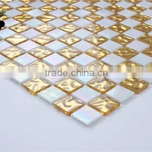 SMG06 Mosaic Designs Pictures Self Adhesive Mosaic Gold Glass Mosaic thumbnail-4