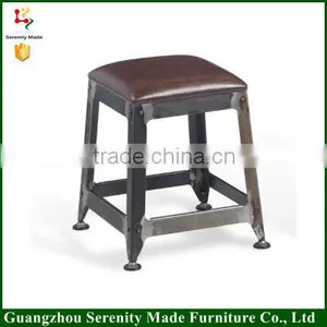 2016 New Model Modern Design Furniture Vintage Metal Small Bar Stool Supplier thumbnail-1