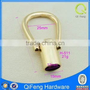 H-511 Qifeng Hardware Rectangle High Quality Handbag Decorative Lock thumbnail-2