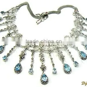 Diamond Gold Necklaces, Ladies Diamond Necklaces, Diamond Jewelry thumbnail-1