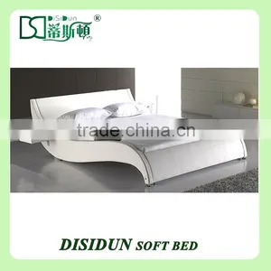 King Size Customized Round Leather Bed Frames DS-1016 thumbnail-1