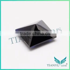 High Temperature Resistant 10x10mm Deep Blue Copper Color 114# Square Step Cut Synthetic Gemstone Spinel thumbnail-5