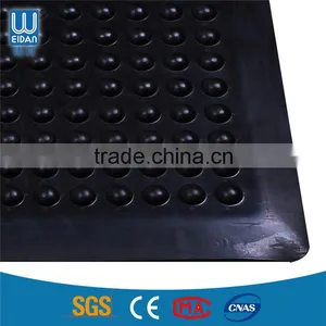 Black Rubber Conductive Interlocking Floor Mat thumbnail-1