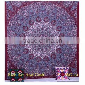 India Decor Mandala Tapestry Wall Hanging Home Decor Gift Bohemian Twin Bedspread Yoga Mat thumbnail-1