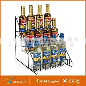 3 Tier Wire Countertop Rack for Convenience Stores thumbnail-3