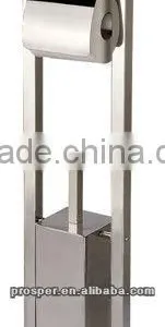 Square Toilet Brush and Roll Holder thumbnail-1
