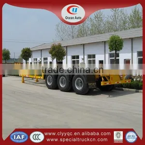 2015 China 40 Ton Container Flatbed Semi Trailer thumbnail-3