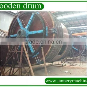 D4.2XL4.5 Leather Wooden Drum for Soaking Liming Tanning thumbnail-5