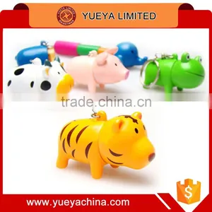 Novelty Cartoon Small Animals Flexible Ballpoint Pen With Keychain thumbnail-1