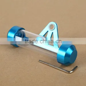 CNC Rego Tube Pipe Registration Label Holder For Scooter Motocycle Motorbike New thumbnail-1