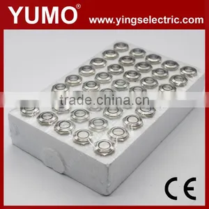 LA16JSF-11E 16mm Momentary/alternate Stanless Steel Blue 3A/250VAC 5 Pin Metal Button Push Button Switch thumbnail-5