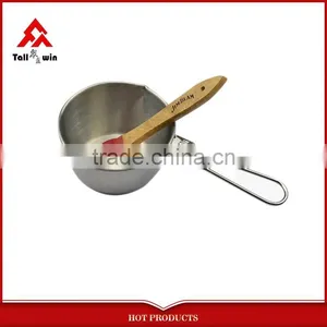China Promotion Hot Sale Nice Stainless Steel Basting Brush and Pot Set thumbnail-1