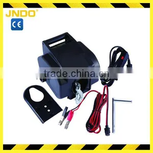 Hauling Pulling Pull Trailer 12V 2000Lbs Electric Recovery Boat Winch thumbnail-1