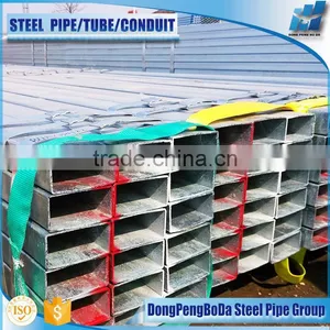 100*150*5.5 Hot Dipped Galvanized Erw Pipe thumbnail-2