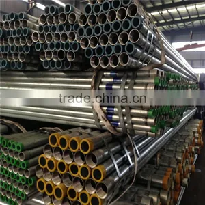Plastic Thread/Plain Round Galvanized Steel Pipe Made in China thumbnail-1