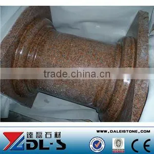 Red Granite Pillar Decorative Interior Pillars and Columns thumbnail-1