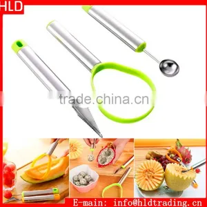 Watermelon Fruit Dig Spoon Carving Tool Set thumbnail-1