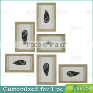 Shadow Box Picture Frame With Colorful Natural Agate Stone thumbnail-6