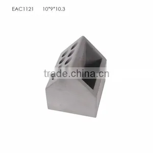 Fashion Desktop Handmade Concrete Pen Holder With Storage Box thumbnail-2