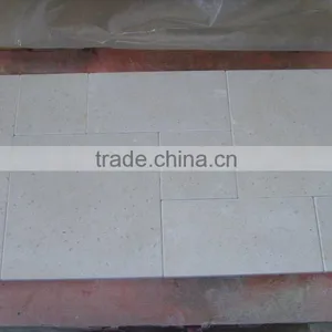 China Beige Limestone Tile Light Beige Marble Tile Cream Limestone Tile thumbnail-2